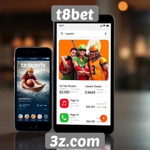 Funcionalidades móveis do t8bet em dispositivos diferentes