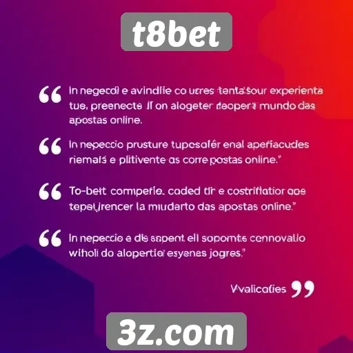 experiências de usuários no t8bet são avaliadas