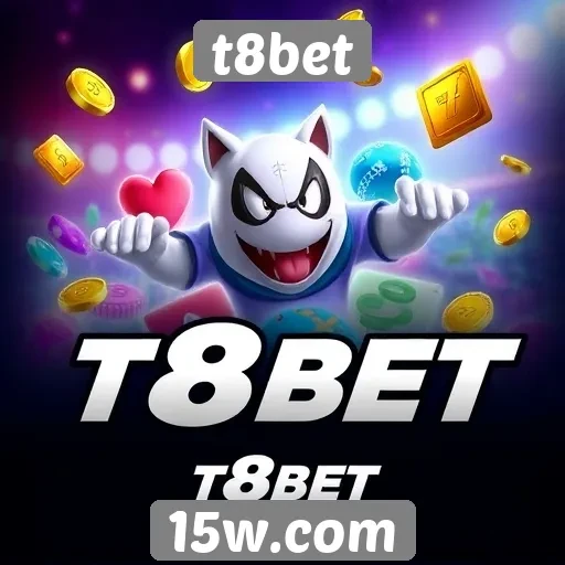 Variedade de jogos disponíveis no t8bet